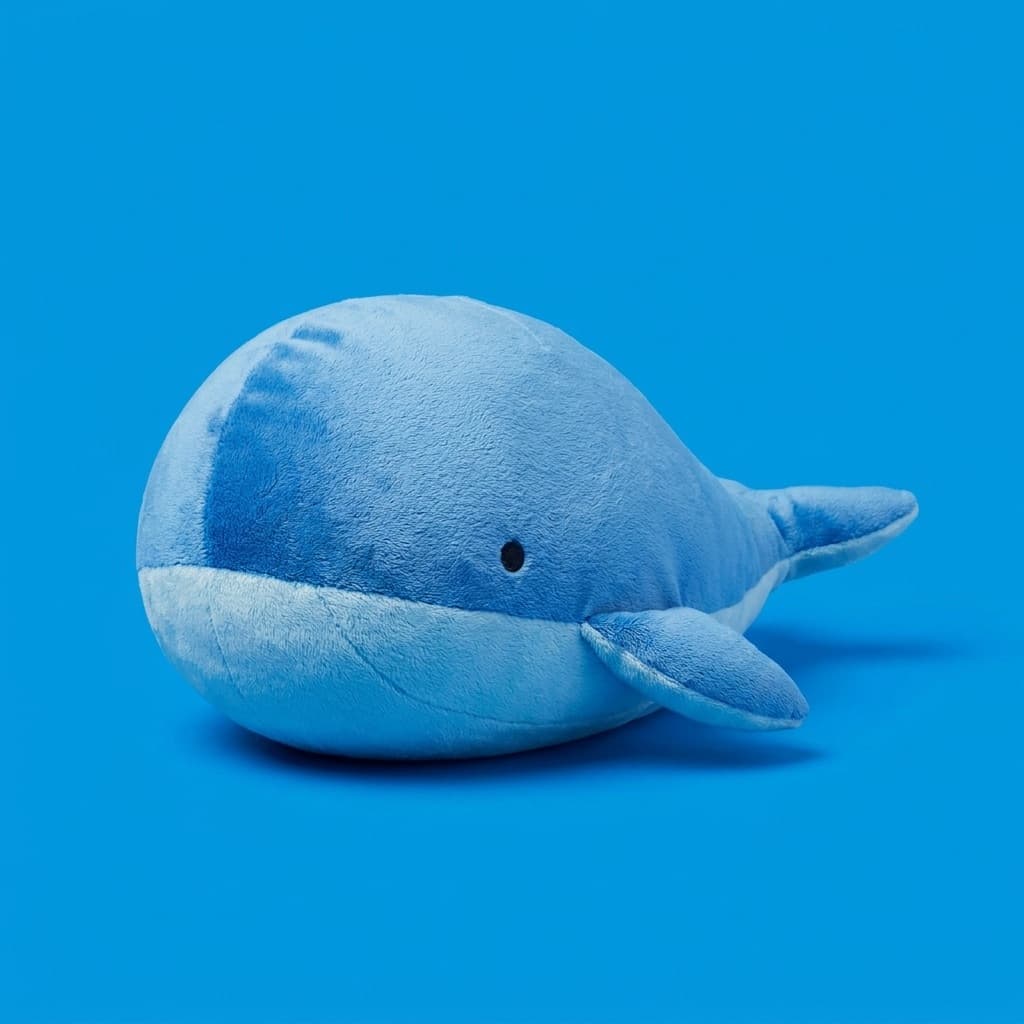 Blue Whale Weighted Plush